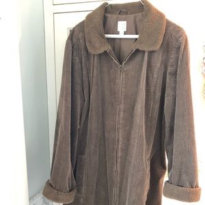 J.Jill Heritage tumbled cord coat